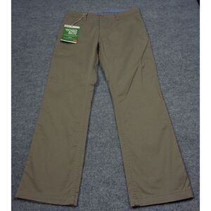 Toad & Co Mens Mission Ridge Pants 30x30 Brown Stretch Casual‎ Relaxed Fit NWT